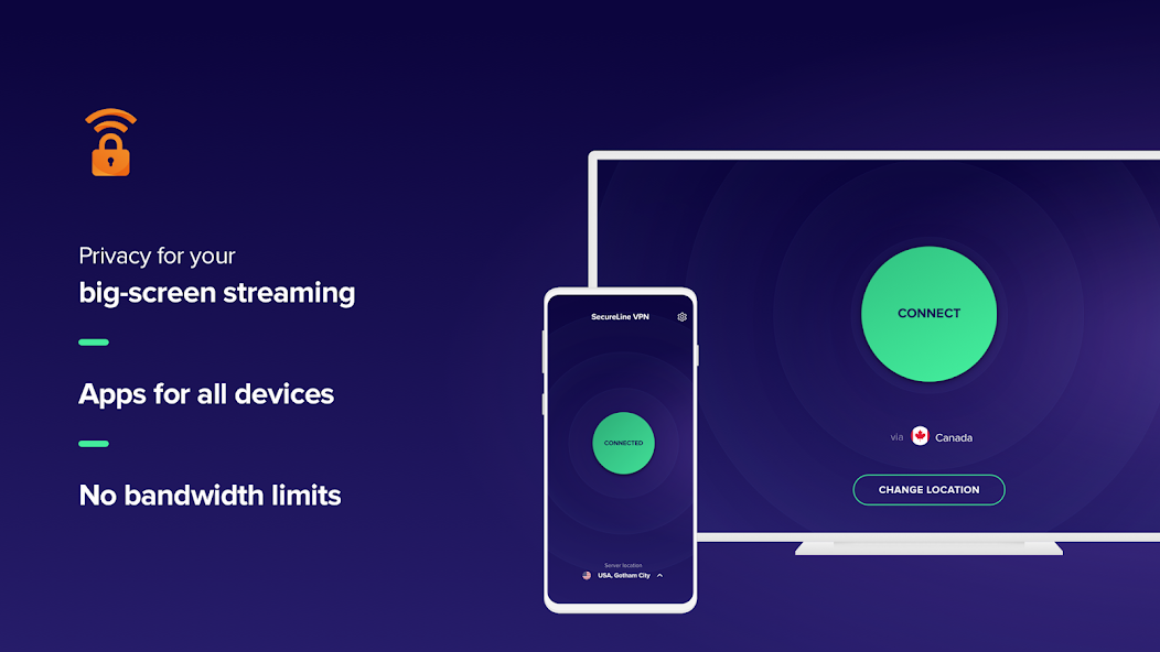 Avast SecureLine (Android TV) скриншот